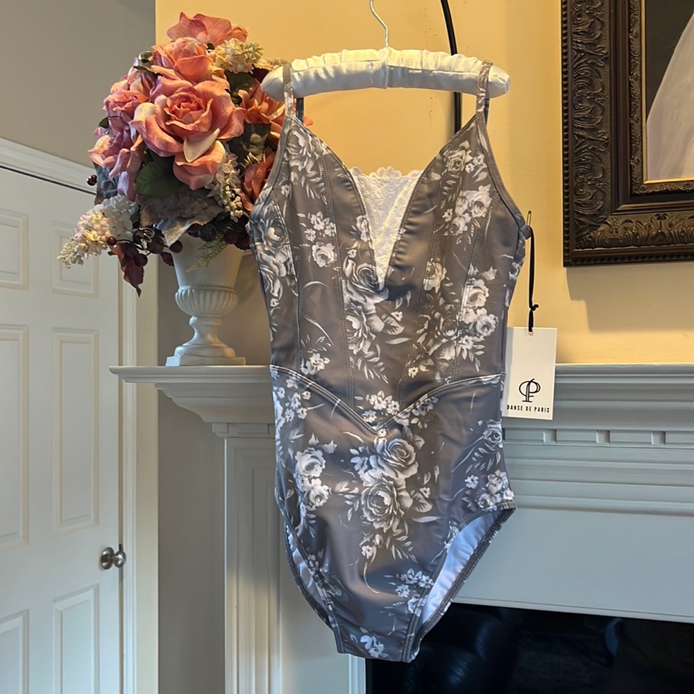 Dance De Paris Antoinette Dove Grey NWT!  ‘Yumiko’ for exposure only.